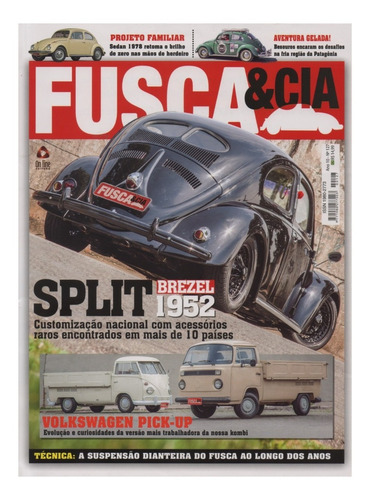 Fusca & Cia Nº127 Split Brezel 1952 Kombi Pick-up Sedan 1978