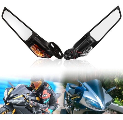 Mt Espejo Retrovisor Para Motocicleta Yamaha Yzf R1 R6 R3