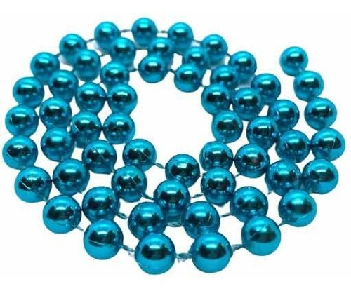 Perlas Metalizadas 6mm En Rollo, Souvenir, Candy,deco 50 Mts