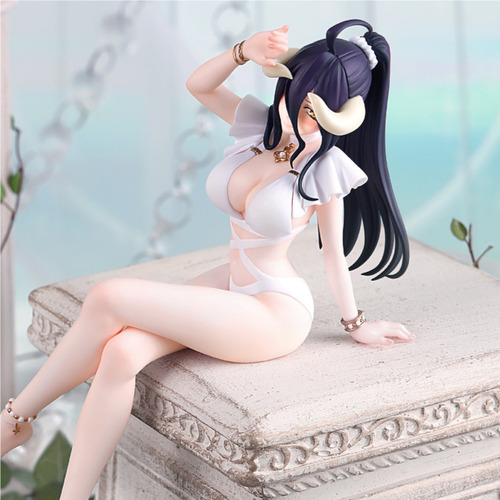Figura Albedo Furyu Noodle Stopper Overlord de 10 cm
