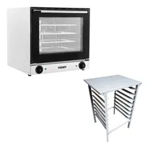 Comprar Horno Convector Santini Mc600 4 Bandejas Con Base Desarmable