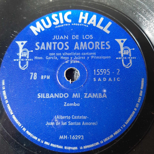 Pasta Juan De Los Santos Amores Music Hall C192