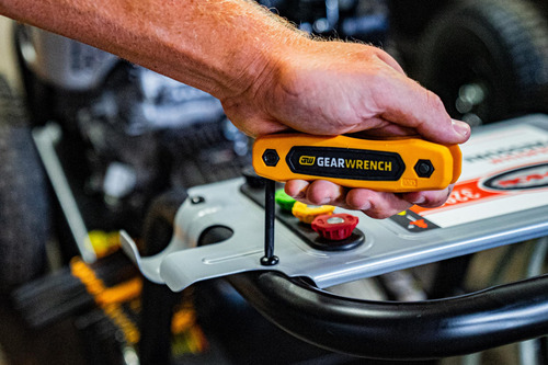 Gearwrench Juego De Llaves Hexagonales Plegables Sae/metric. Color Cromado