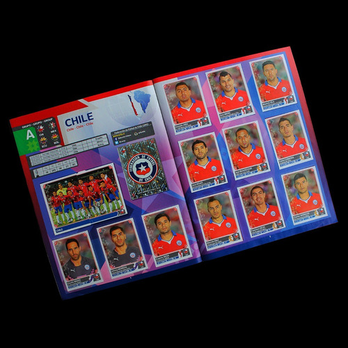 Imagen 3 de 7 de ¬¬ Álbum Fútbol Copa América 2015 Panini Completo Zp