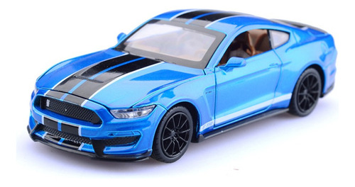 Ford Mustang Gt350 Miniatura Metal Autos Luces Y Sonido 1:32