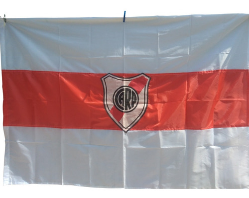 Bandera De River Plate Grande 2 Metros X 1.50 Con Escudo