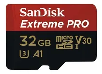 Comprar Tarjeta de memoria SanDisk SDSQXCG-032G-GN6MA Extreme Pro con adaptador SD 32GB