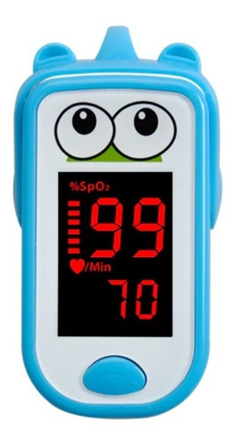 Imagen 1 de 4 de Oximetro Pediatrico Infantil Pulso Hospital Hogar Azul