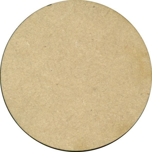 Figura Círculo Disco Fibrofacil Mdf  4 Cm - 3 Mm - 100 Un