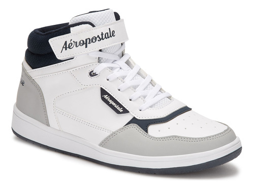 Zapato Casual 10003vin Polipiel Flats Logo Blanco