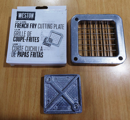 Cuchilla Y Pusher Para Cortador De Vegetales Chopper Papas
