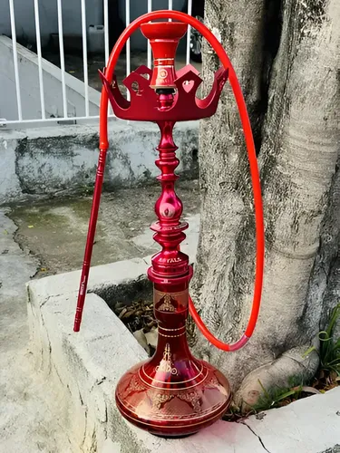 Narguile Hookah King Royale Cor Vermelho | Parcelamento sem juros