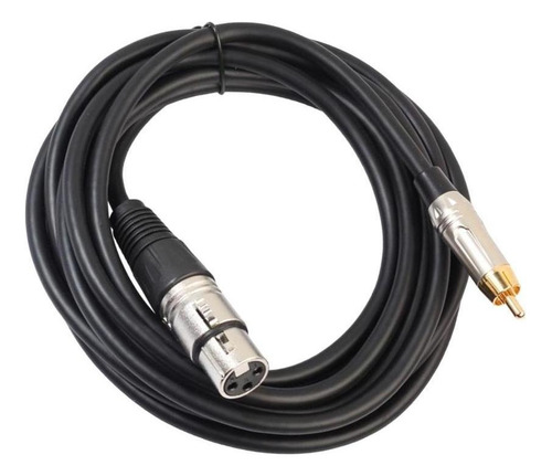 Cable De Equilibrio Rca Macho A Hembra Xlr De 10 Metros