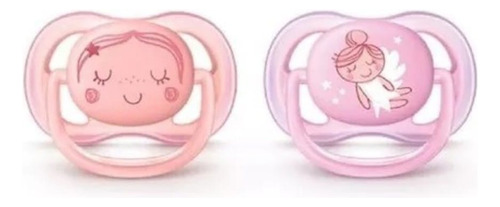 Chupetes X2 Ultra Air Angel Nena 0-6 M Bebes Philips Avent