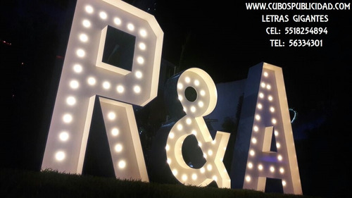 Imagen 8 de 10 de Letras Gigantes Para Eventos,iluminadas,mesa Novios, Xv Años