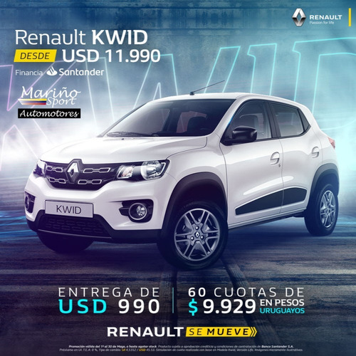 Renault Kwid Life (entrega Ya)