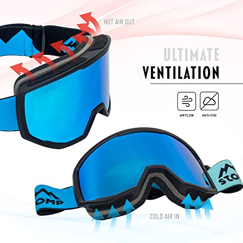 Ski/snowboarding Goggles 100% Uv400 Protection Replacea...
