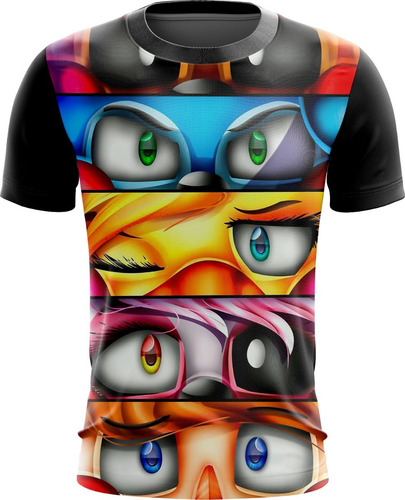 Camisa Camiseta Five Nights At Freddy's Arte Frente/verso5