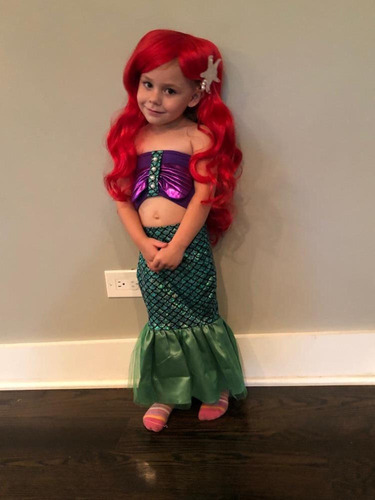 Disfraz Vestido Princesa Sirena Sirenita Ariel  Envío gratis