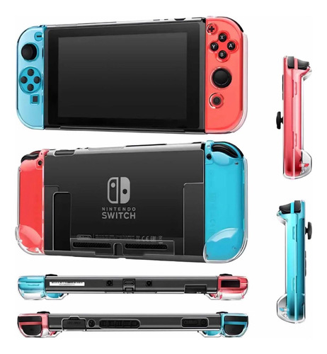 Protector Carcasa Case Transparente Nintendo Switch Joycon
