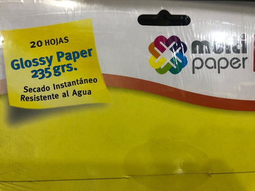 Imagen 3 de 3 de Papel Fotográfico Sec Rapido A4 235gr 20 Hojas Para Inkjet