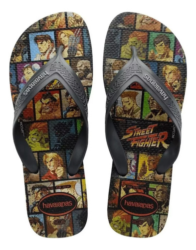 Chinelo Havaianas Top Max Street Fighter  C/ Nota Fiscal 