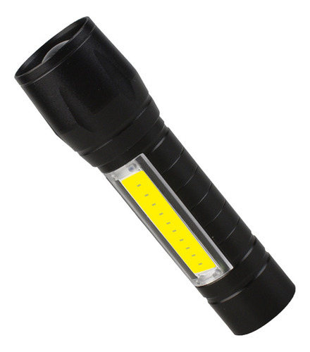 Linterna Portátil Con Carga Usb, Luz Fuerte, Enfoque, Salida
