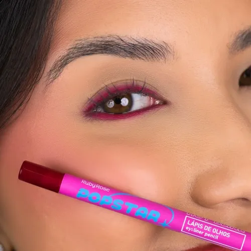 512 PINKHOUSE ma-1 ストロベリー　ジャム　ラズベリー　派手 Lápis De Olhos Hot Blink Popstar Ruby Rose Acabamento Acetinado