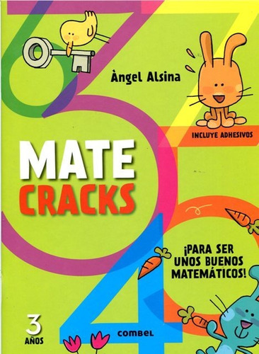 Matecracks 3 Años - Buenos Matemáticos, Angel Alsina, Combel