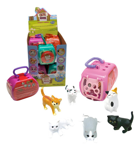 Caramelos Caty House Gatitos Sorpresa X 8 Coleccionables