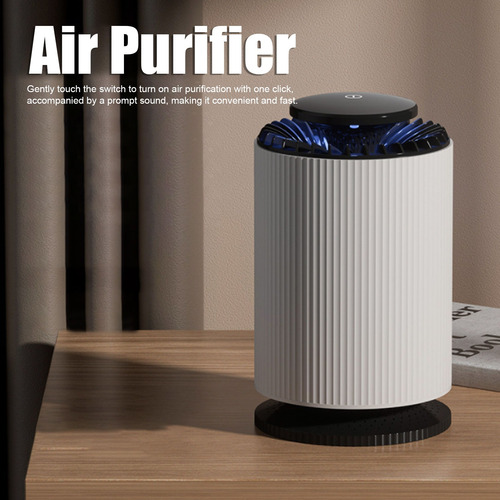Purificador Aire Filtro Hepa Mesa Oficina Portatil Con Usb
