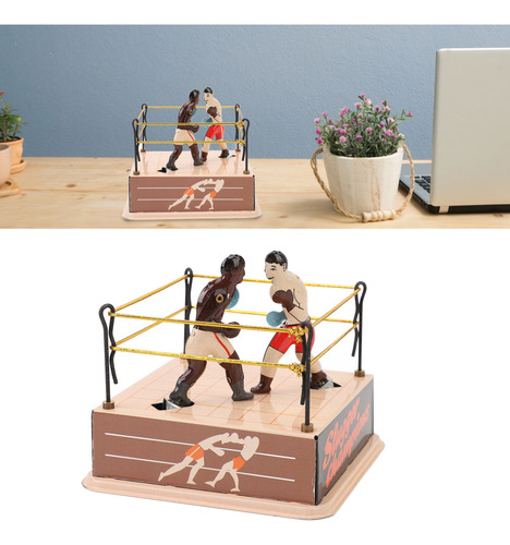 Lata Decorativa De Juguete De Boxeo De Mesa Con Temática Nos