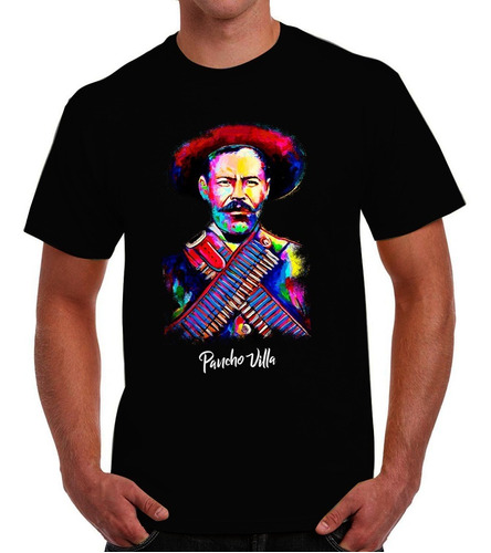 Playera Del Famoso Mexicano Pancho Villa Doroteo Arango