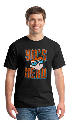 Playera Dtf Adulto Laboratorio De Dexter 90s Nerd Mod.01