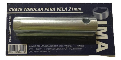 Chave De Vela Vw Ima Zincada 21mm  Cvv-03