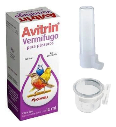 Remédio De Verme  Para Calopsita  Aves E Pássaros Avitrin
