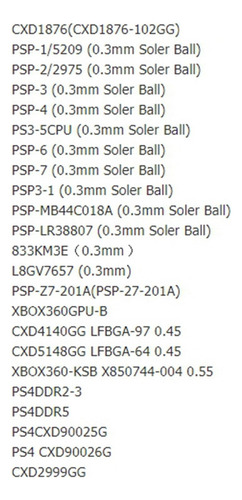 - 47 Consolas De Videojuegos Bga Stencil + Bga Jig
