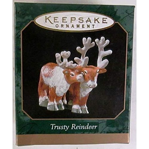 Ornamento Miniatura Trusty Reindeer 1994