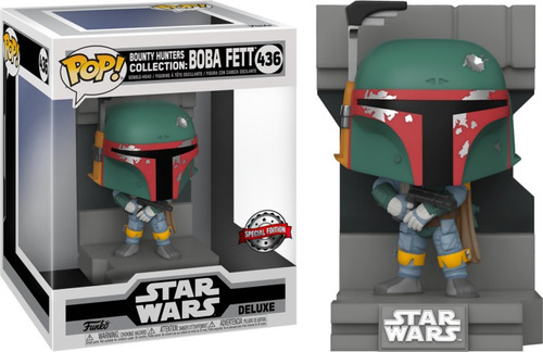 Funko Pop Star Wars Deluxe Bobafett Special Edition 