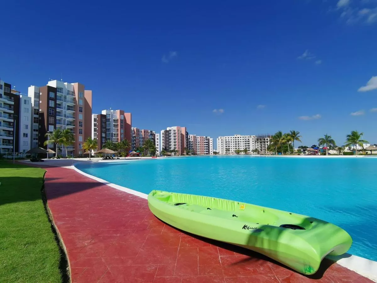 Departamento En Venta Totalmente Equipado Y Amueblado En Dream Lagoon Cancun