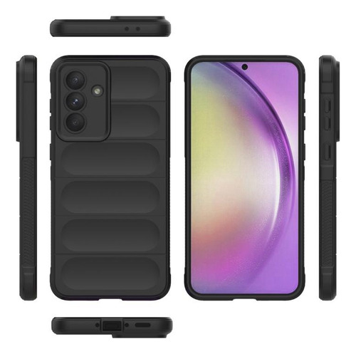 Funda Puffer Inside Protec Camara Para Samsung A36 5g Negro Puffer Inside