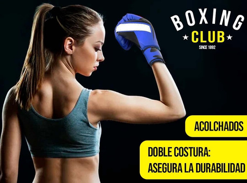 Imagen 5 de 10 de Guantes De Boxeo Boxing Club Ventilados Ajustables Reforzado