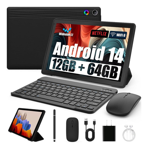 Tableta Android Jeazans 10.1 12gb Ram 64gb Almacenamiento