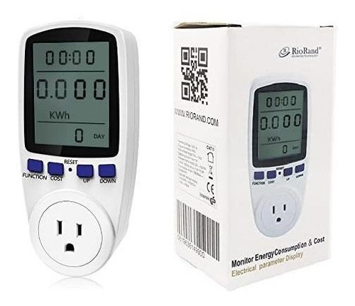 Riorand - Medidor Digital De Voltaje Lcd Monitor De La Uso E