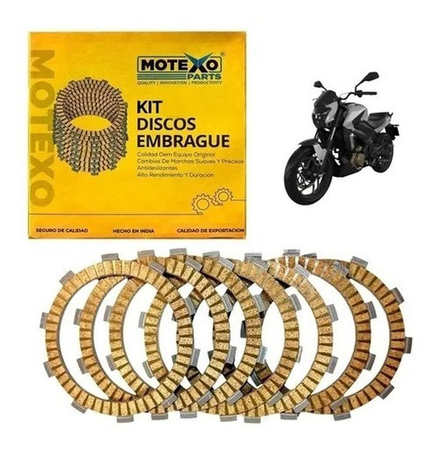 Kit Discos Embrague Bajaj Dominar 400 Rpm925