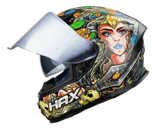 Hax Casco Integral Para Moto. Dot + Ece 06. Force Valkyrie