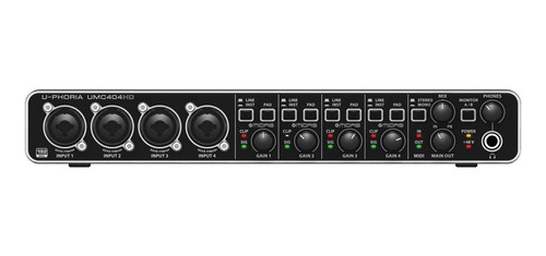 Interfaz de audio Behringer U-Phoria UMC404HD 100V/240V
