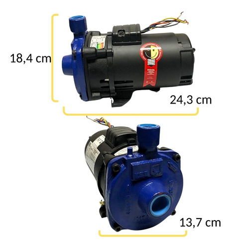 Bomba Centrífuga Ksb Hydrobloc C500n 0,5 Cv Trif. 220/380v