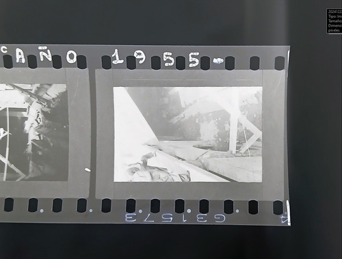 9 Fotos Derrumbe Cancha Huracán 1955 Negativos, Proyecto Rec (Usado)