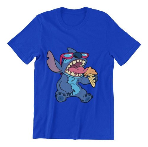 Polera Unisex Lilo Y Stitch Mono Icecream Estampado Algodon